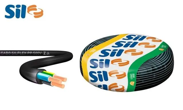 Cabo Flexível 2,5mm 25 Metros Azul Preto Vermelho Amarelo 750V SIL  - Foto 5