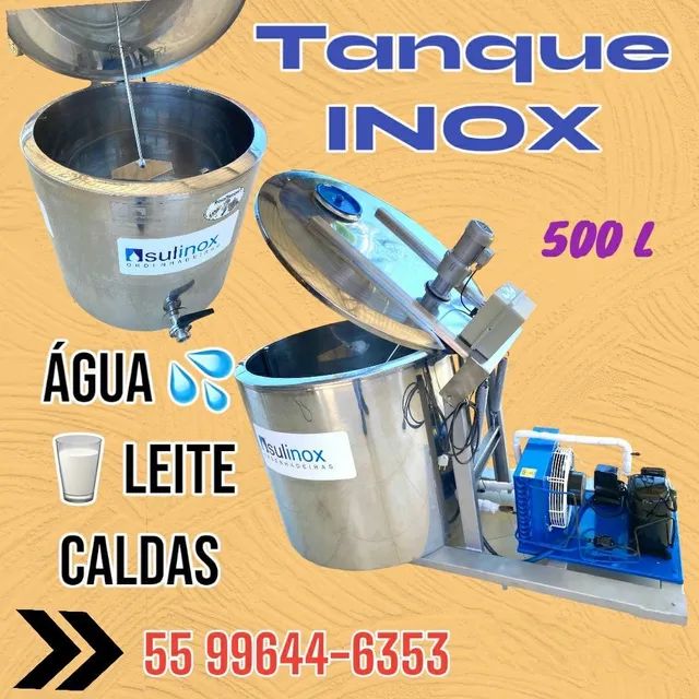 Resfriador 550 Litros de Leite e Liquidos Caldas Água Sucos 220v  - Foto 5
