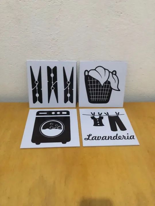 Kit quadros lavanderia  - Foto 2