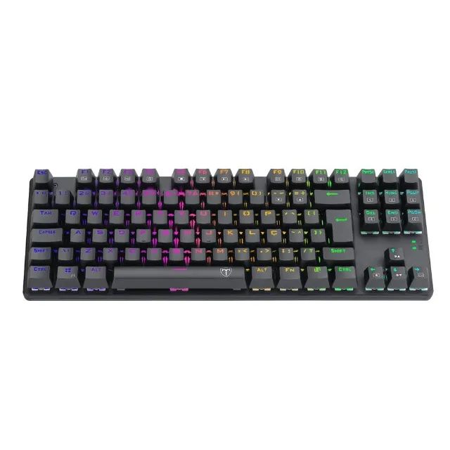 Teclado Gamer Mecânico T-Dagger Bora RGB Switch Blue - WZetta - Foto 3