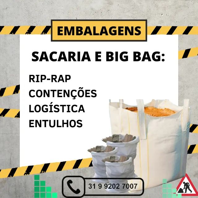 Saco para entulho pacote com 50 unidades Novos - Foto 3