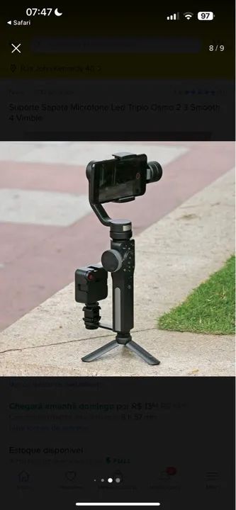 Suporte para sapata de câmeras foto e vídeo - Foto 3