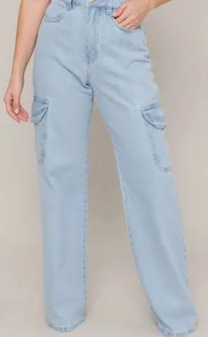 Calça jeans feminina modelo pantalona  - Foto 2