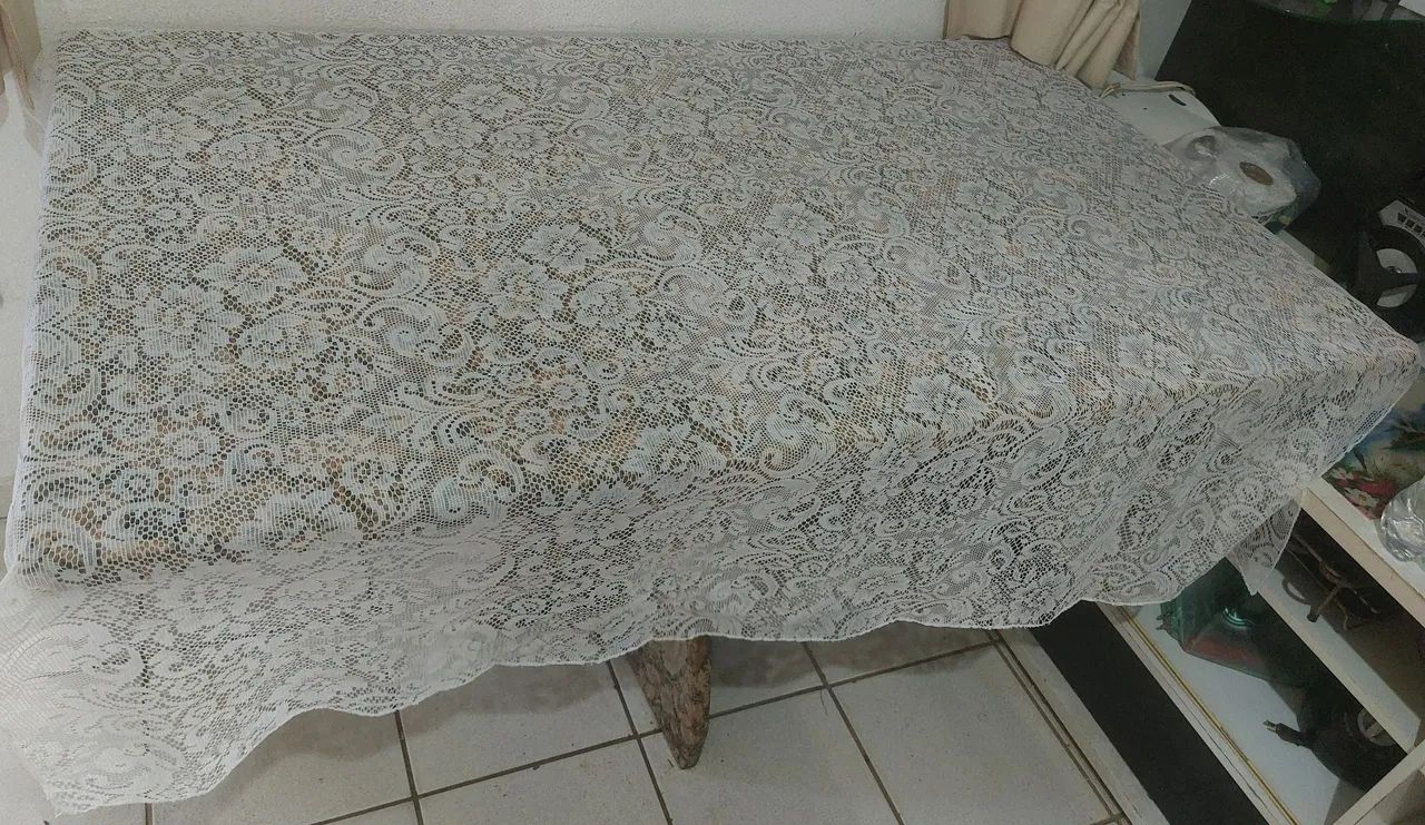 Tecido renda francesa branca neve