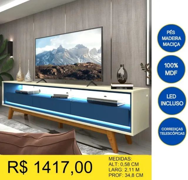 LINDO RACK PARA TV A PRONTA ENTREGA!!!