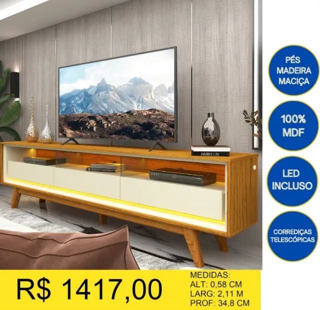 LINDO RACK PARA TV A PRONTA ENTREGA!!! - Foto 2