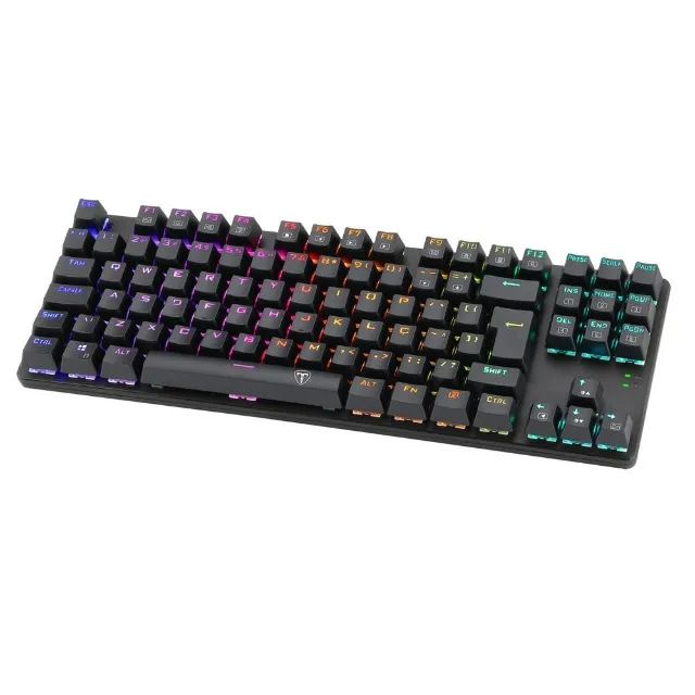 Teclado Gamer Mecânico T-Dagger Bora RGB Switch Blue - WZetta - Foto 4