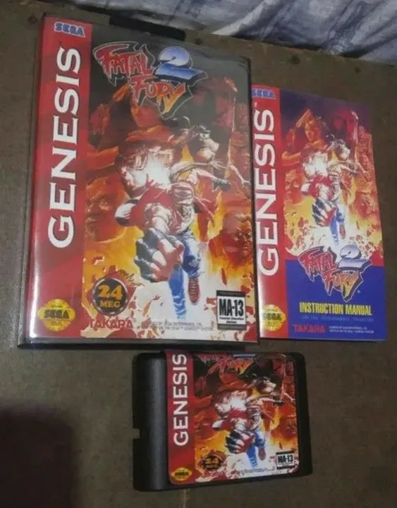 FATAL FURY 2 COM BOX E MANUAL 