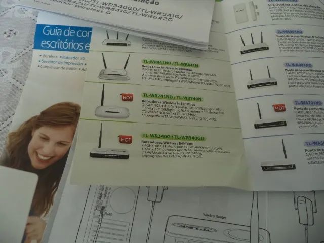 CD E Manual, De Instalação Roteador TP- Link - WR340G. - Foto 6
