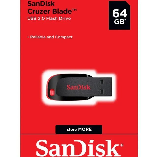 Pendrive Sandisk 64GB - Armazenamento Rápido e Confiável Loja Coimbra Computadores Entrega - Foto 5