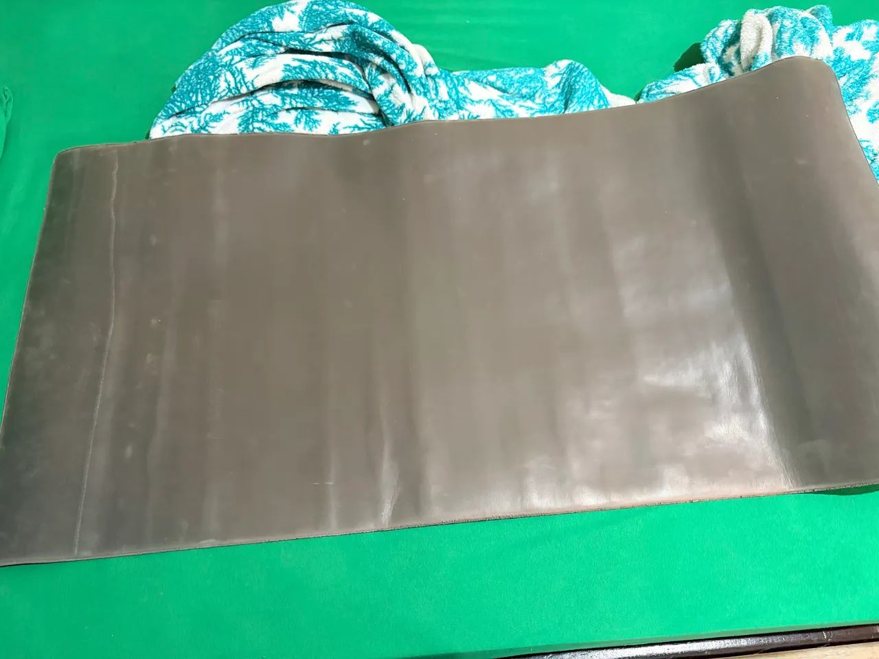 Desk Pad Bullpad 120x60cm Mouse Pad Gigante em Couro Sintetico - Foto 2