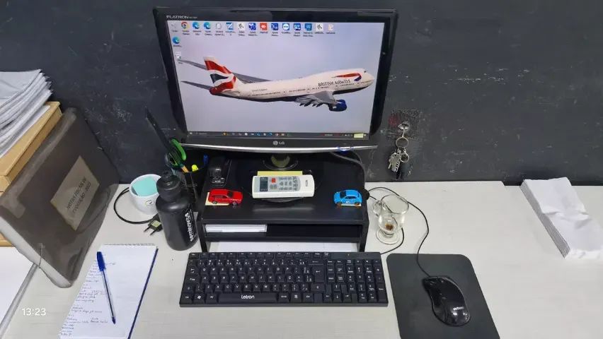 Computador Completo Intel Core I3 4gb Ram, Monitor 14