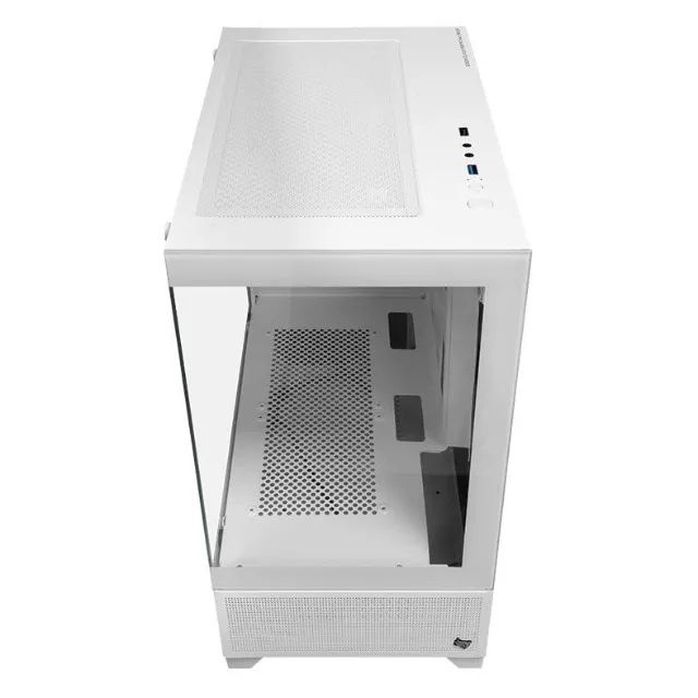 Gabinete Pichau Magpie 4B, Mini-Tower, lateral de Vidro, Com 2 Fans, Branco, Novo, Lacrado - Foto 3