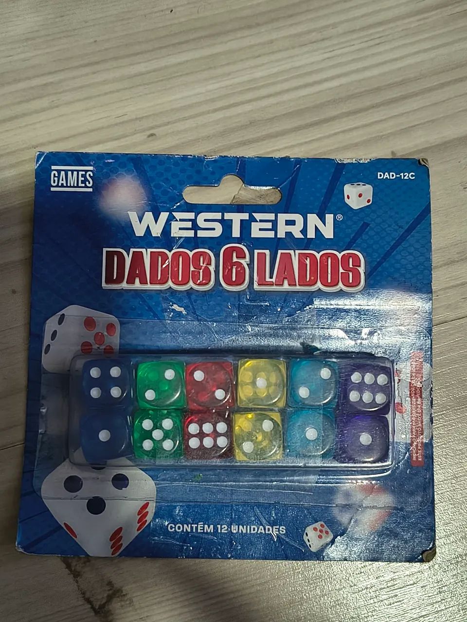 Kit 12 Peças de Dados 6 Lados - Western  - Foto 2