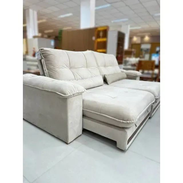 Sofá Retrátil e Reclinável Qatar 2,50 m -  Pronta Entrega! - Foto 3