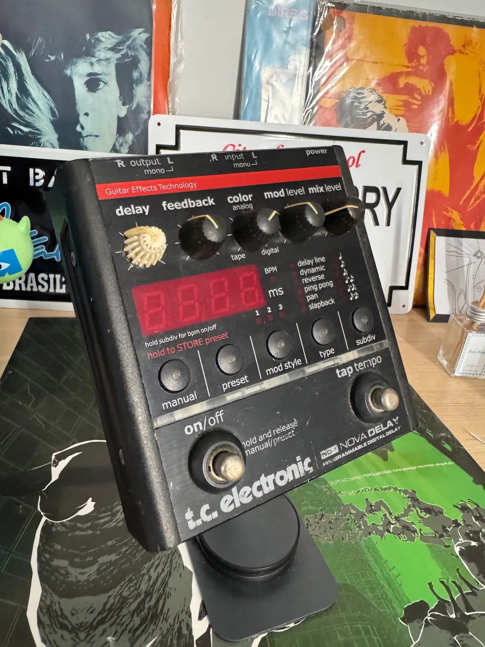 ギター t.c. electronic Nova Delay Pedal Nova Delay Digital Tc Electronic Nd-1 Em Até 10x S/ juros