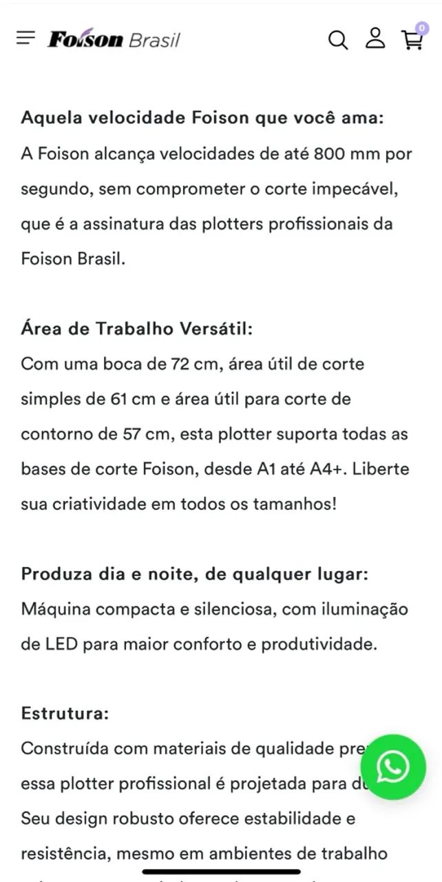 Kit completo da Plotter de recorte NOVA Foison C24 PROCAM, nunca foi usada! - Foto 4