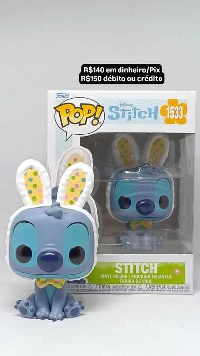 Funko Pop! Stitch 1533 disponível 