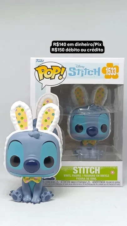 Funko Pop! Stitch 1533 disponível
