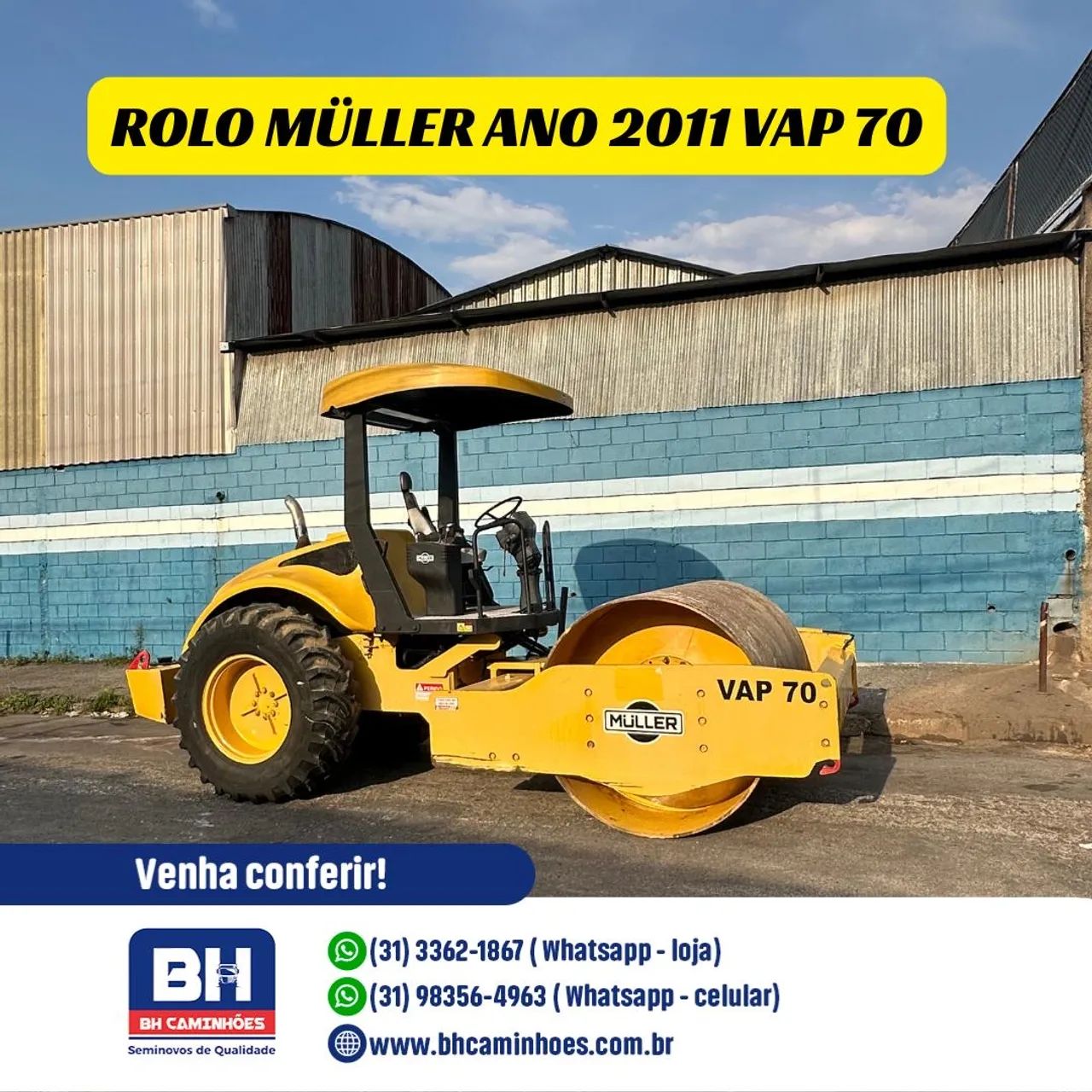 Rolo compactador  - Foto 6