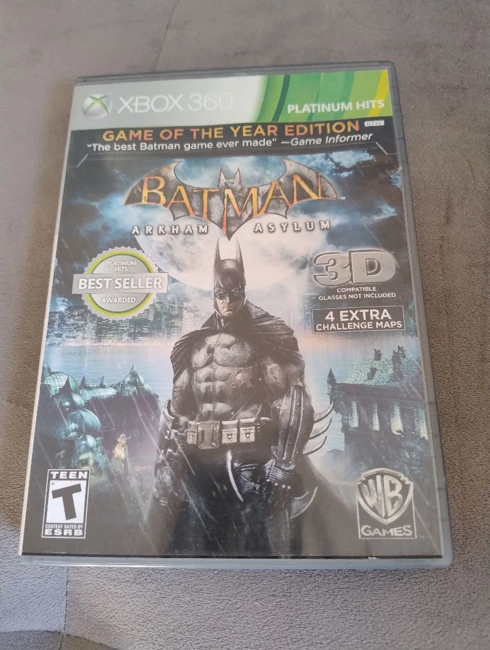 Batman Arkham Asylum - Xbox 360 - Platinum Hits