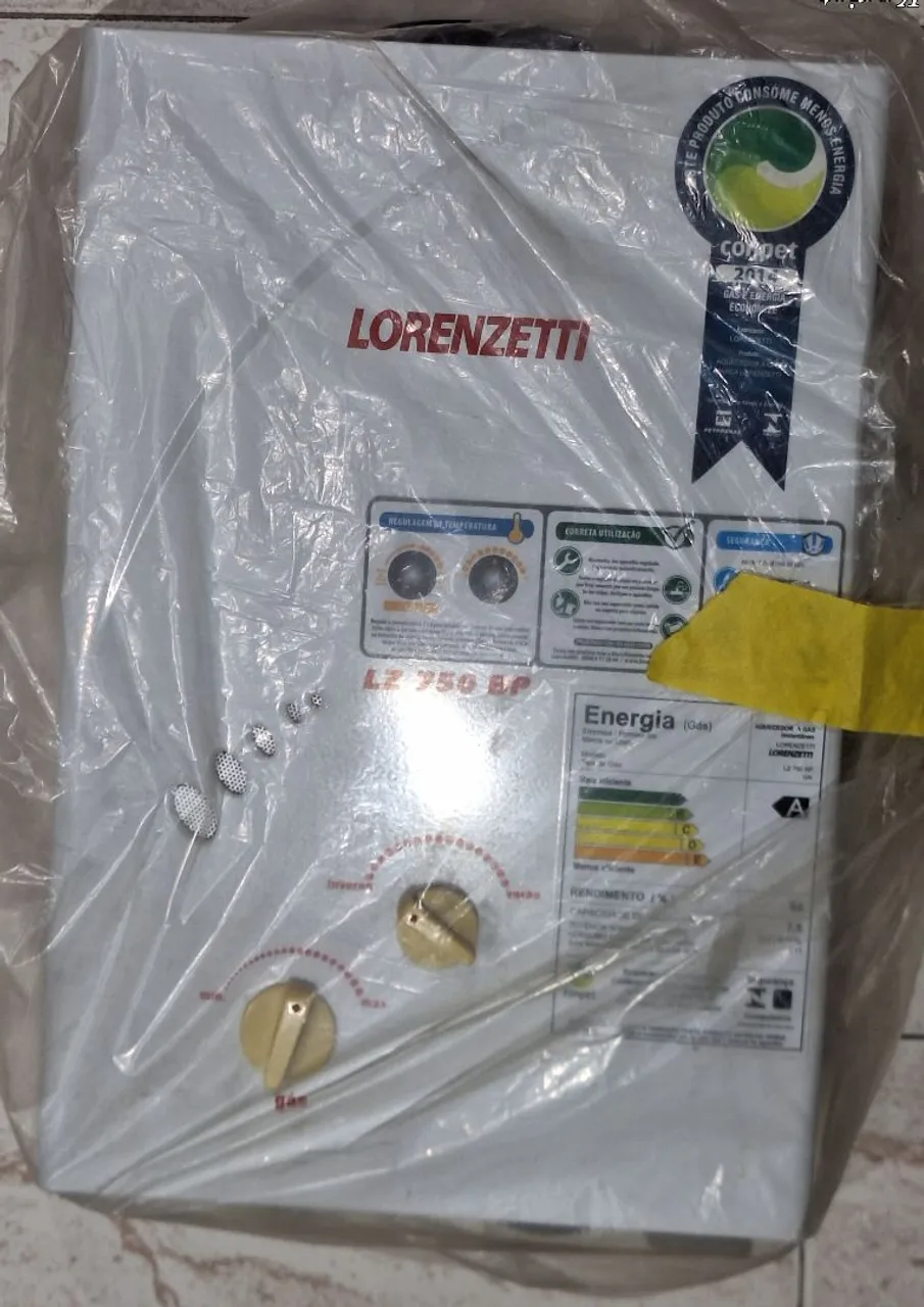 Aquecedor de água a gás Lorenzetti LZ 750 BP