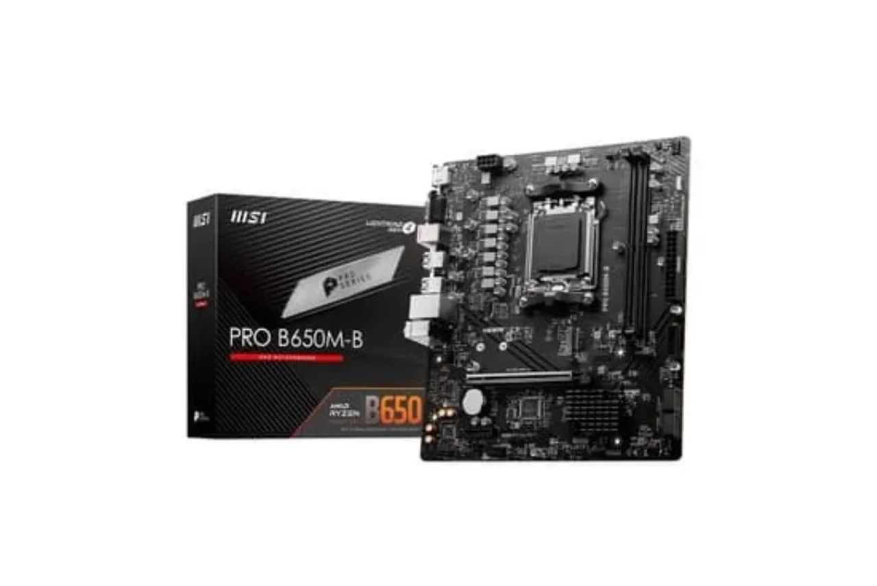 Placa Mãe MSI PRO B650M-B, AMD AM5 - Foto 2