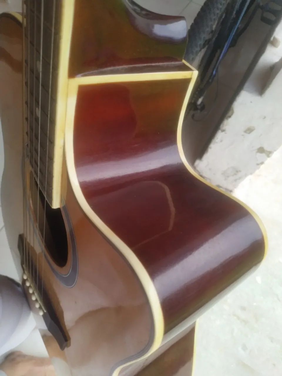 Violão ( 6 cordas de aço, Marca: CLASS GUITAR) - Foto 5