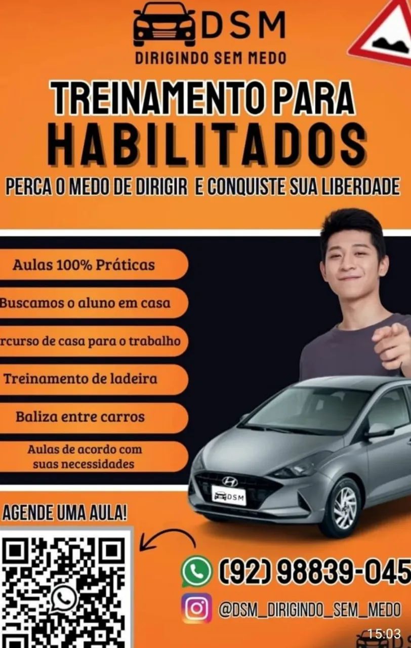 AULAS DE DIREÇÃO PARA HABILITADOS 