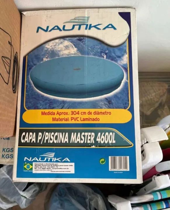 Piscina Inflável Intex +<br>Capa PVC  +<br>Bomba De Filtro - Foto 3