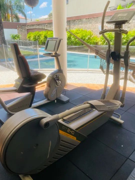 Vendo elíptico e bicicleta ergométrica 