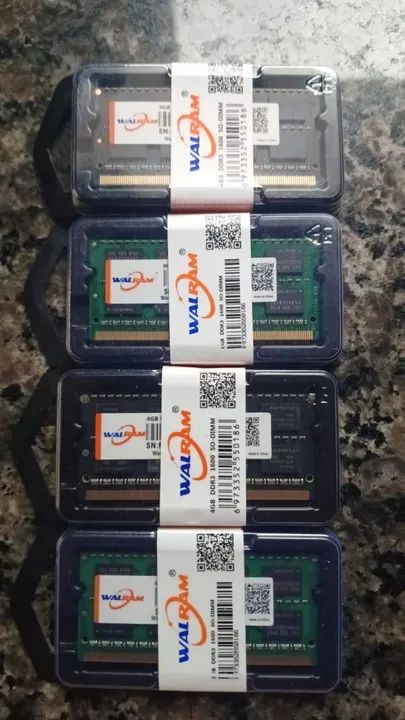 MEMÓRIA RAM DDR3 4 GB FREQUÊNCIA 1600 PRA NOTEBOOK  - Foto 3