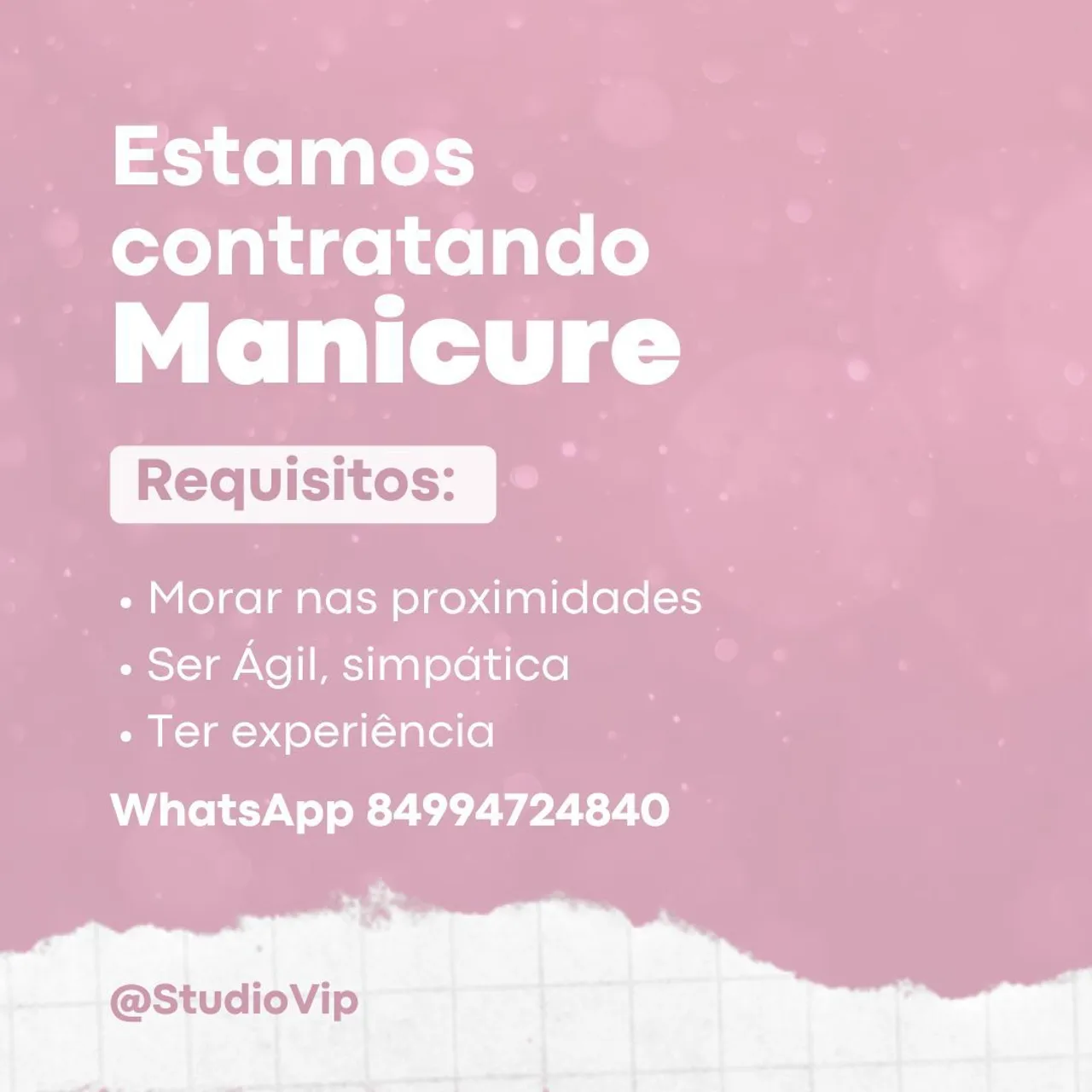 Estamos contratando