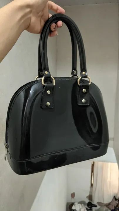 Bolsa de mão preta