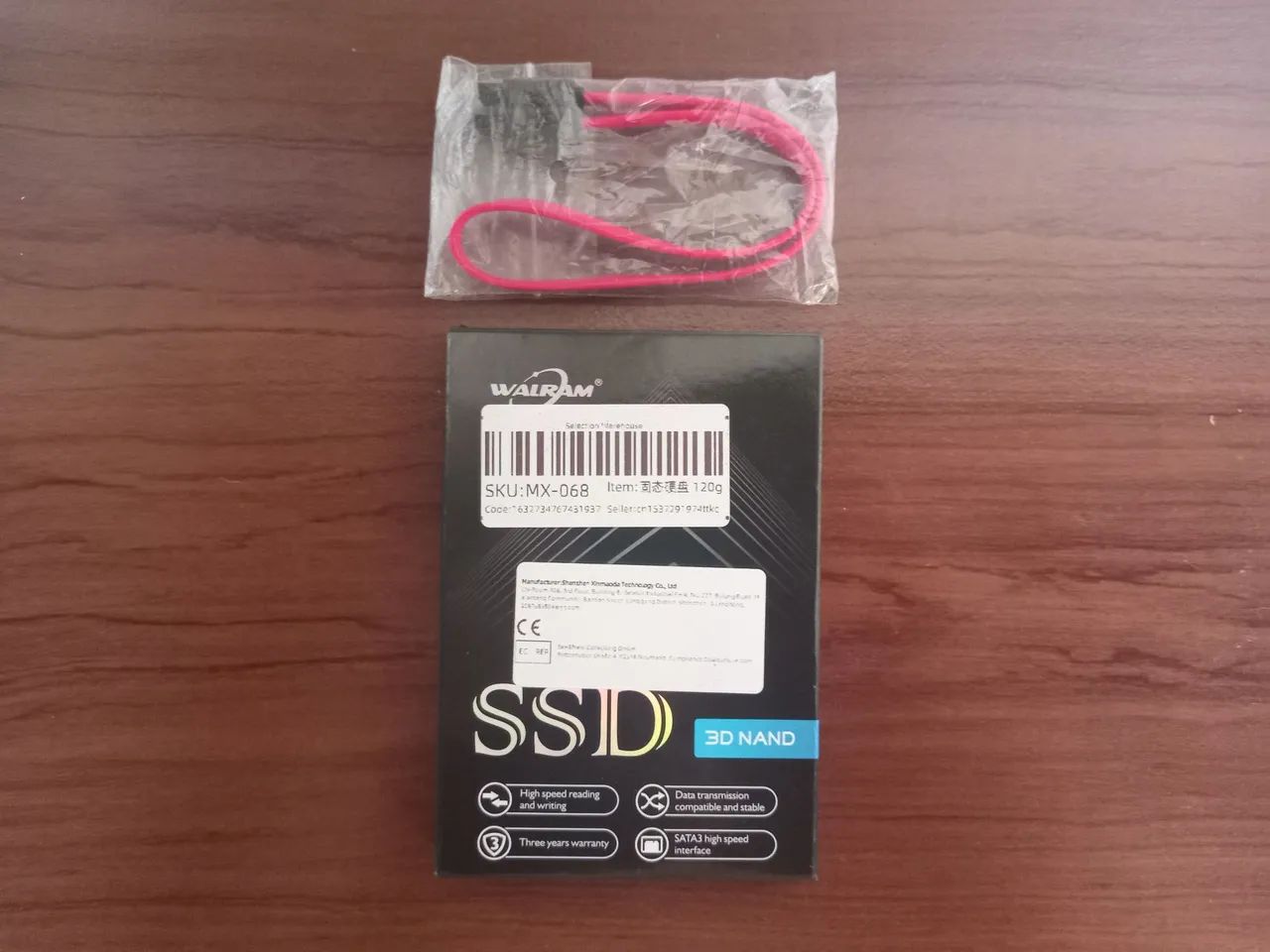 SSD SATA III 120GB + Cabo SATA  - Foto 3