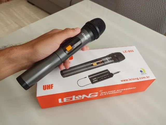 Microfone Sem Fio Le Long LE-909 - Foto 5