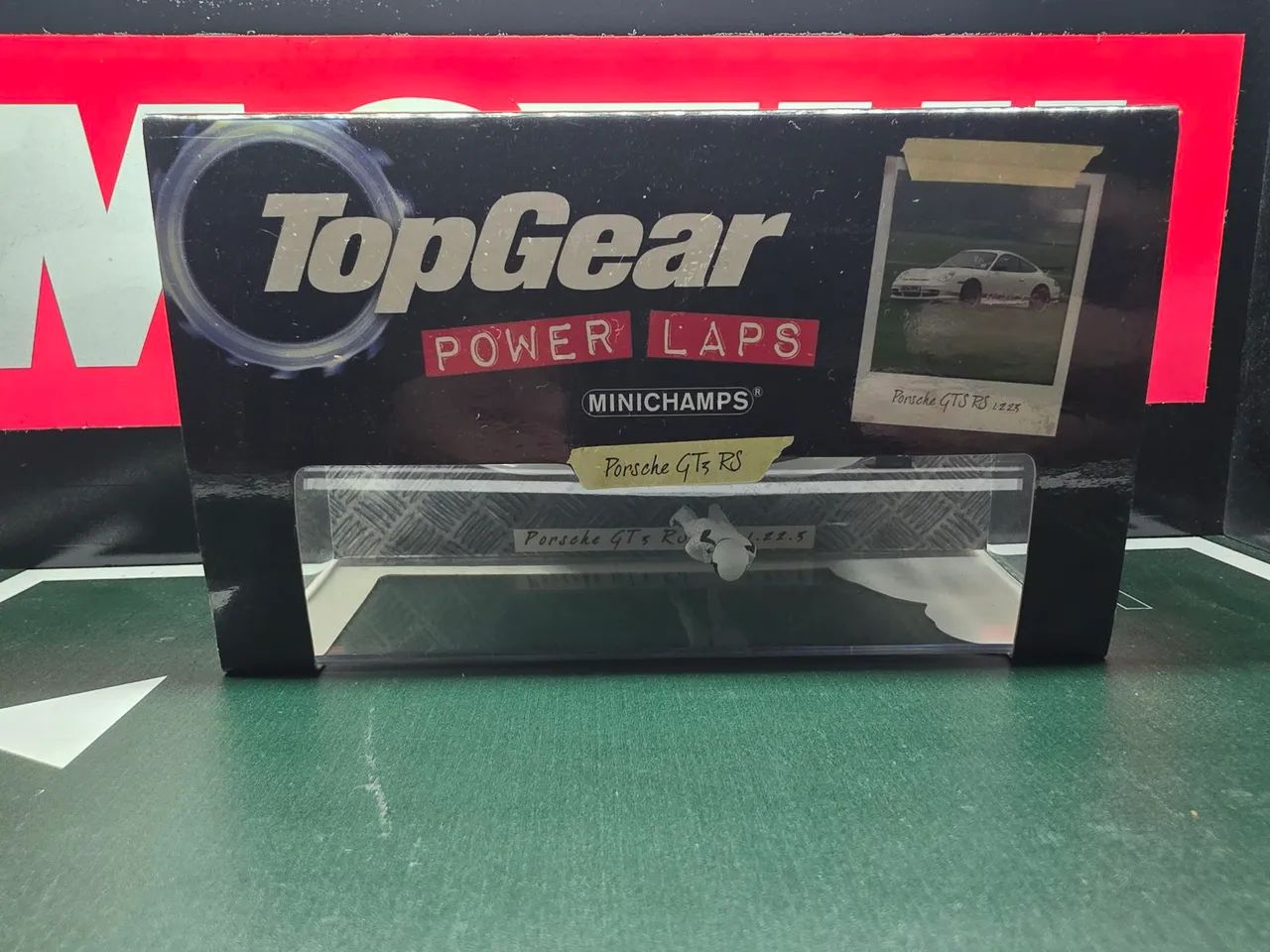 Miniatura 1:43 porsche gt3 rs top gear com boneco - Foto 3
