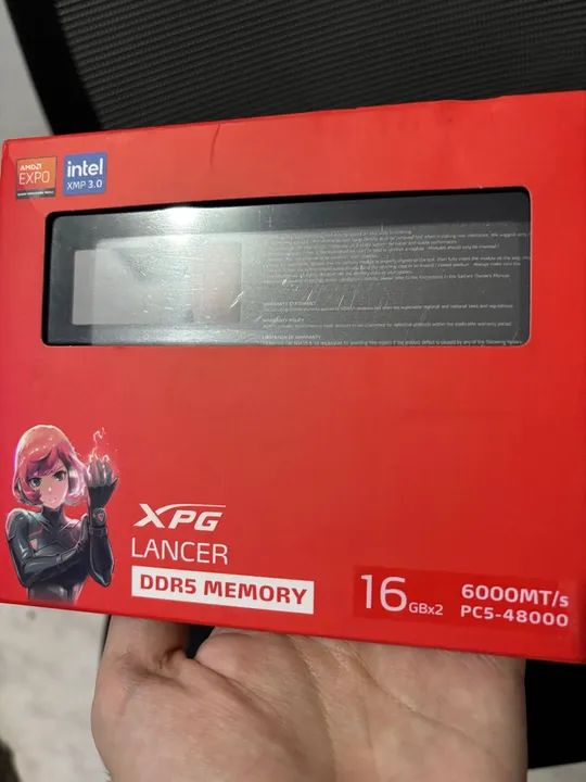 Memória ram Xpg DDR5 32GB 2x16 6000mhz - Foto 2