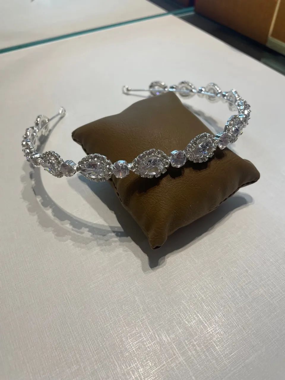 Tiara de zircônia para Noiva