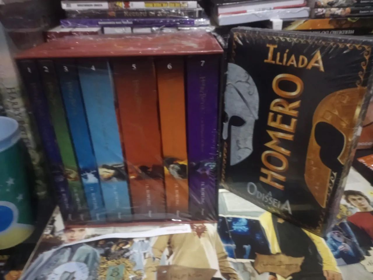 Box harry potter, odisseia e Ilíada 