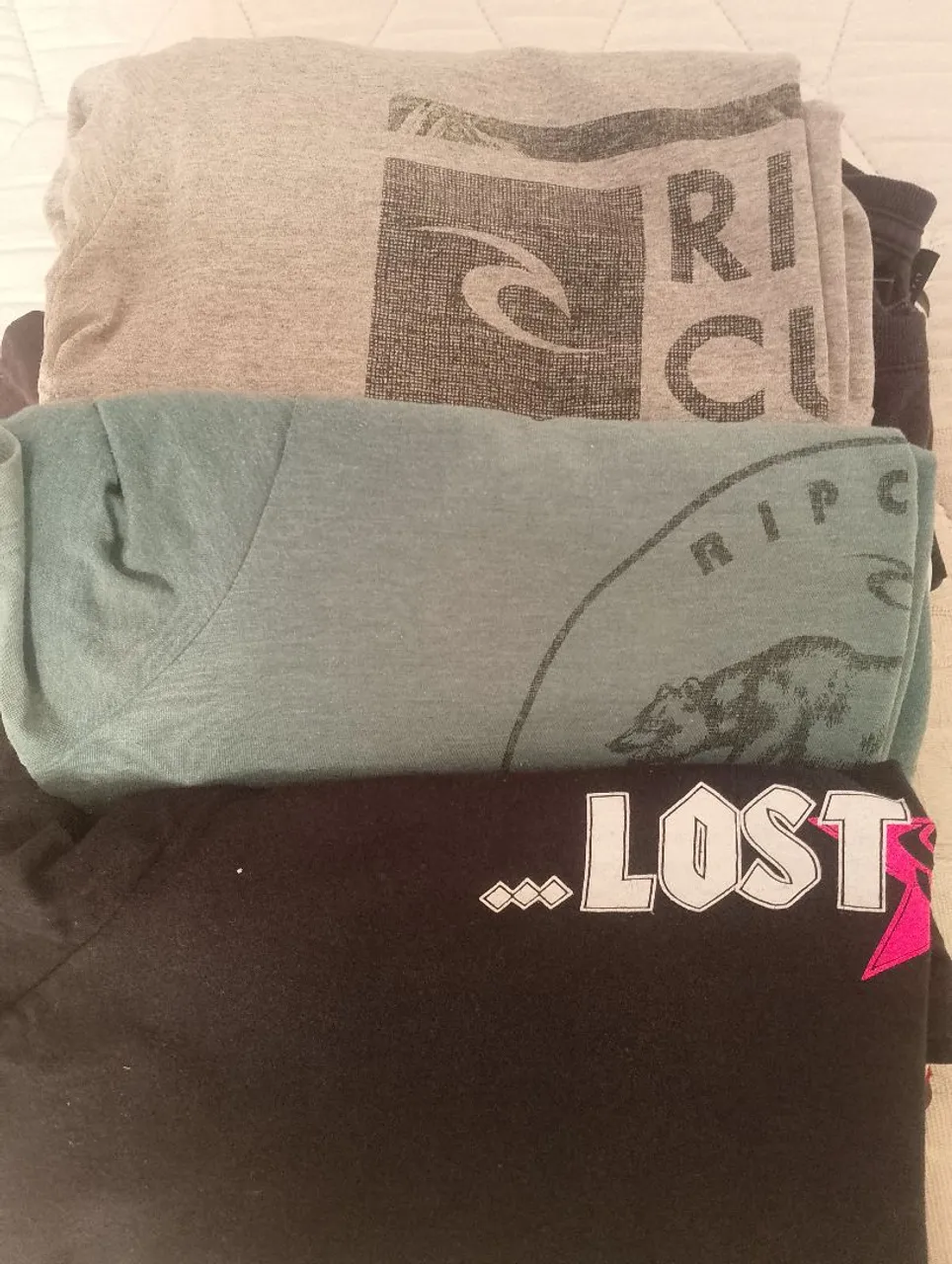 Lote de camisetas de marcas variadas M