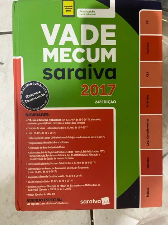 Vade Mecum Saraiva 2017 - 24ª Edição