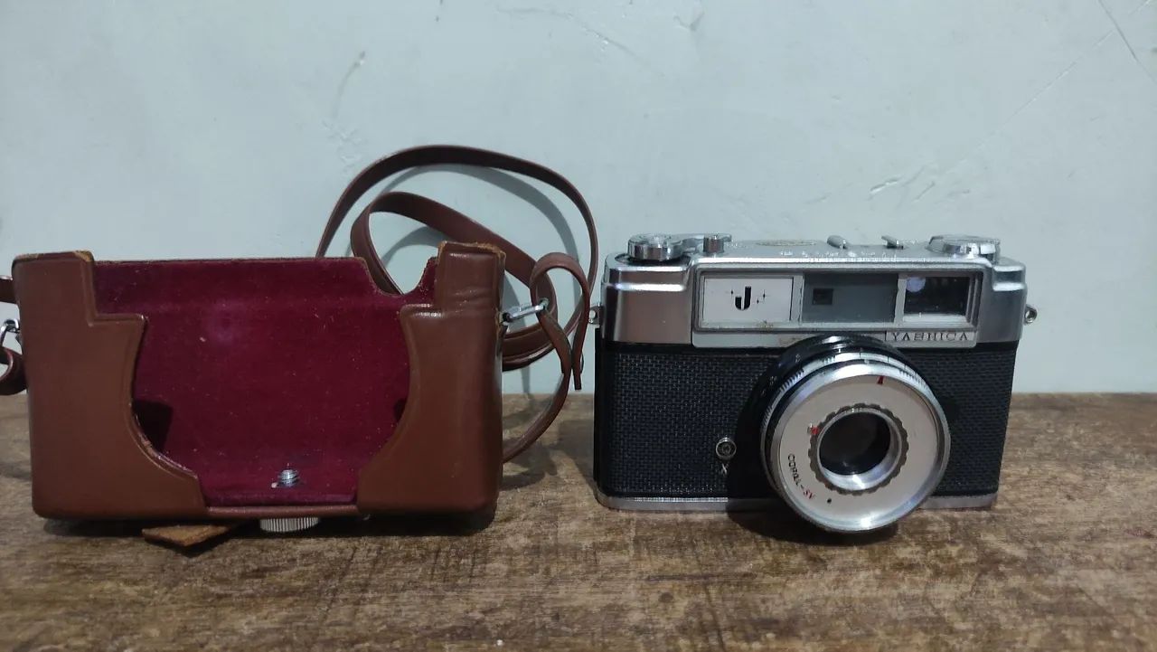 Camera mecânica yashica japonesa anos 50/60 - Foto 5