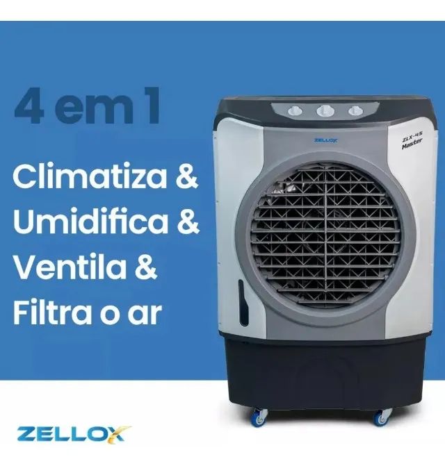 Climatizador De Ar Portátil 45 L Evaporativo Zlx-45 Master - Foto 2