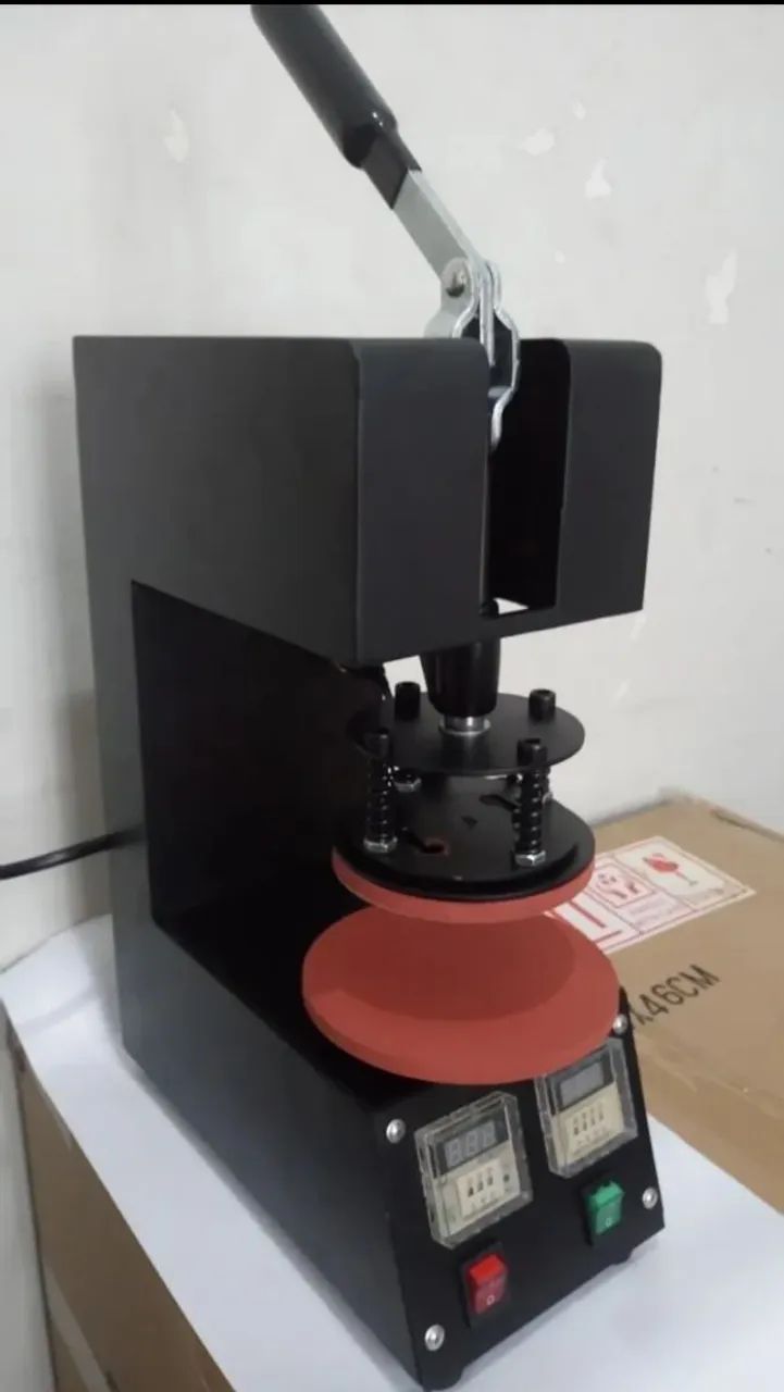 Sublimação Máquina prensa térmica para pratos, pires, objeto plano, cerâmicas  - Foto 2