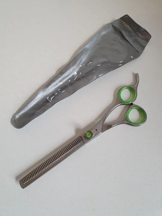 Tesoura Dente Tubarao 8,5" Maryam Trading - Tosa Pets  - Foto 2