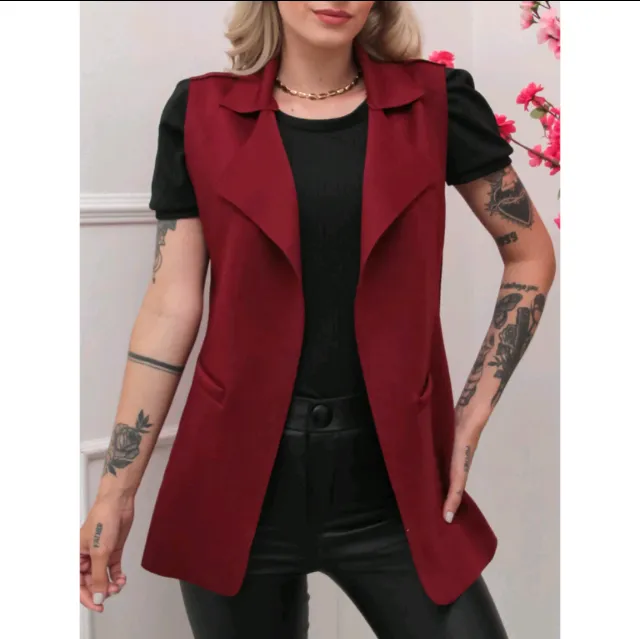 Corselete, casaco moda evangélica tecido neoprene veste super bem