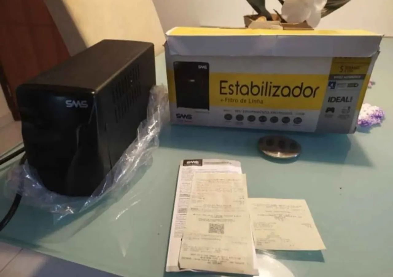 ESTABILIZADOR / NOBREAK SMS - 1000 VA / PROGRESSIVE III - BI-Wolts 16216.  - Foto 3