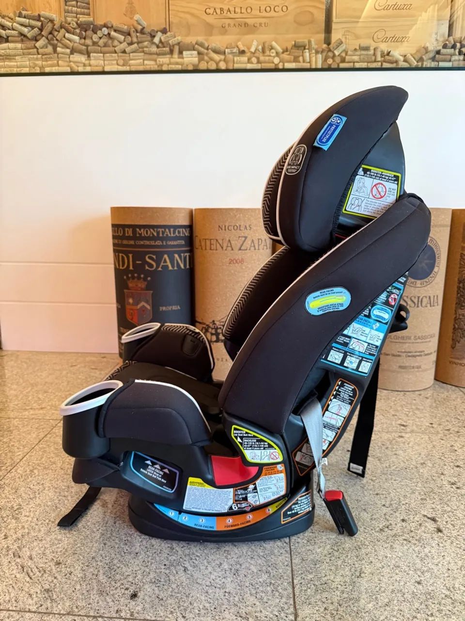 Cadeirinha de carro Graco 4Ever DLX - SIMPLESMENTE A MELHOR!!! - Foto 5