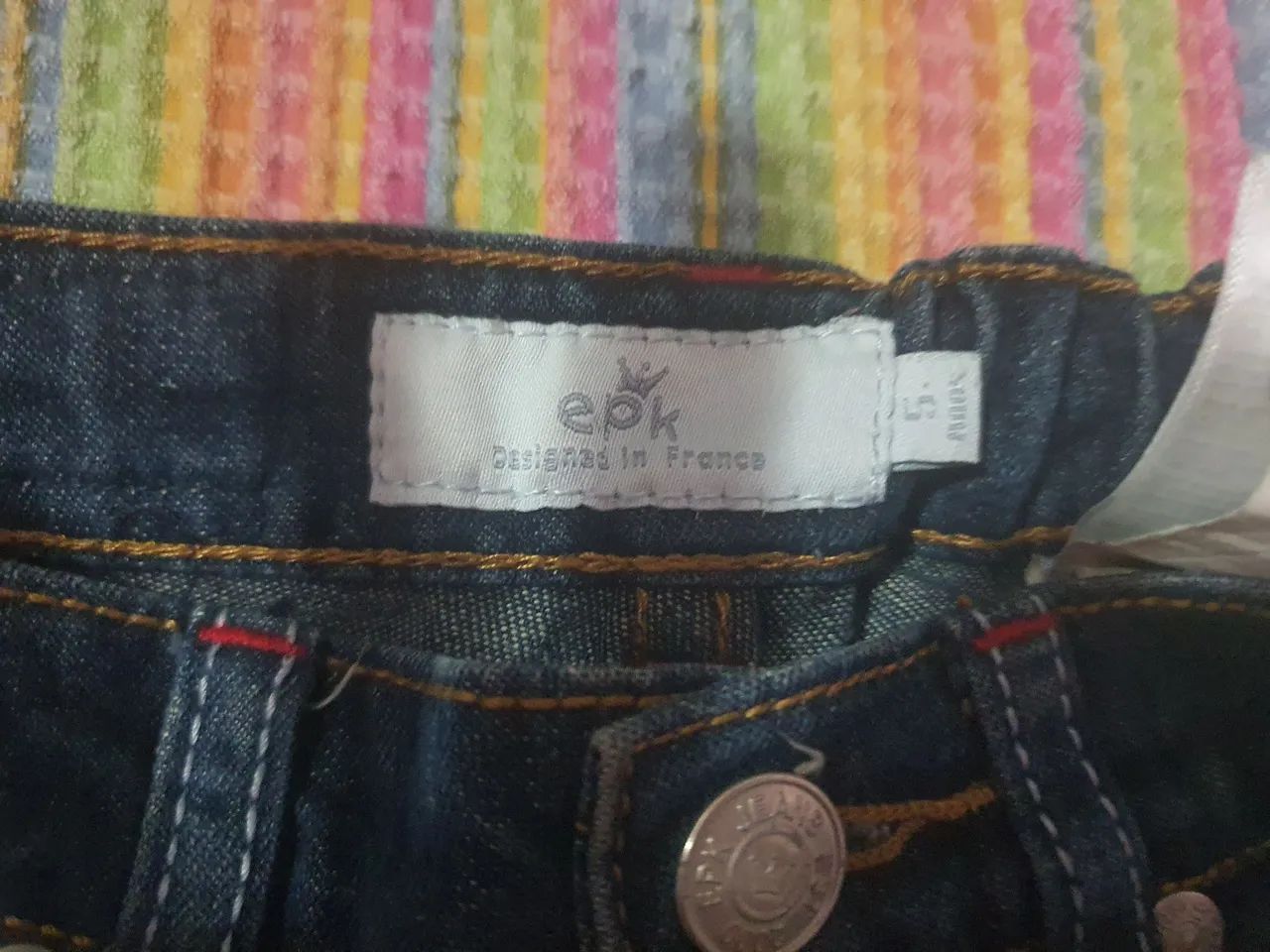 Calça Jeans Infantil EPK - Tamanho 4<br> - Foto 4